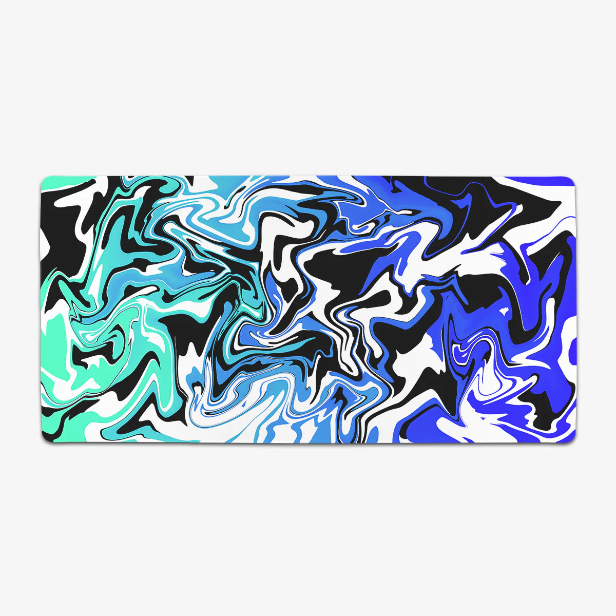 Blue LiqiudFlow Mousepad